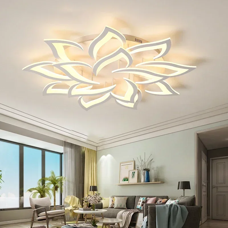 Interior Design Elements - مصمم LED البتلة الثريا غرفة المعيشة