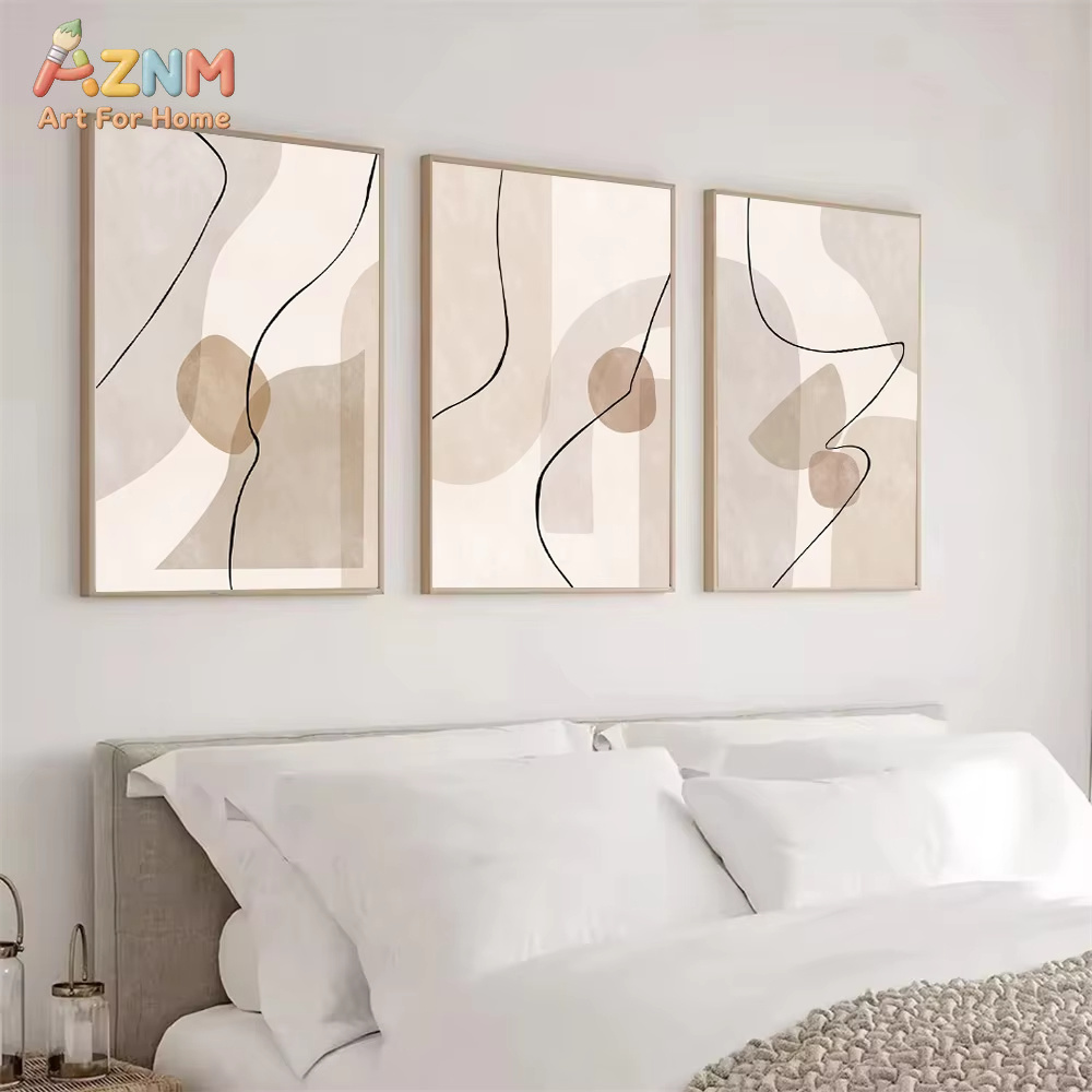 لوحة فنية جدارية بخطوط هندسية  - مراجعة Interior Design Poster وسعره