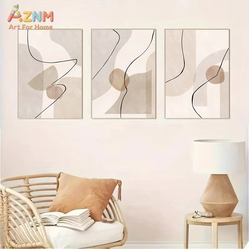 لوحة فنية جدارية بخطوط هندسية  - مراجعة Interior Design Poster وسعره