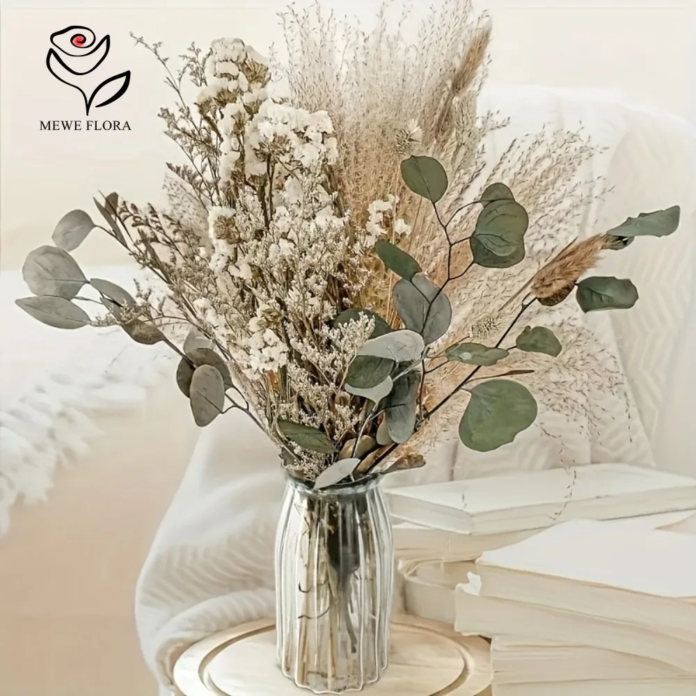 باقة الزهور المجففة الطبيعية ا - مراجعة Dried Pampas Bundle وسعره