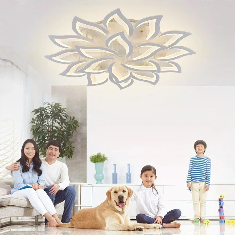 مصمم LED البتلة الثريا غرفة ال - مراجعة Interior Design Elements وسعره