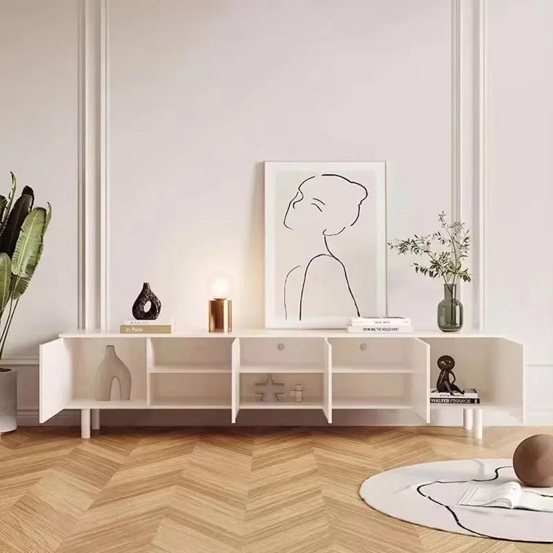 حامل تلفاز أبيض فاخر، تخزين أن - مراجعة Interior Design Tv Room وسعره