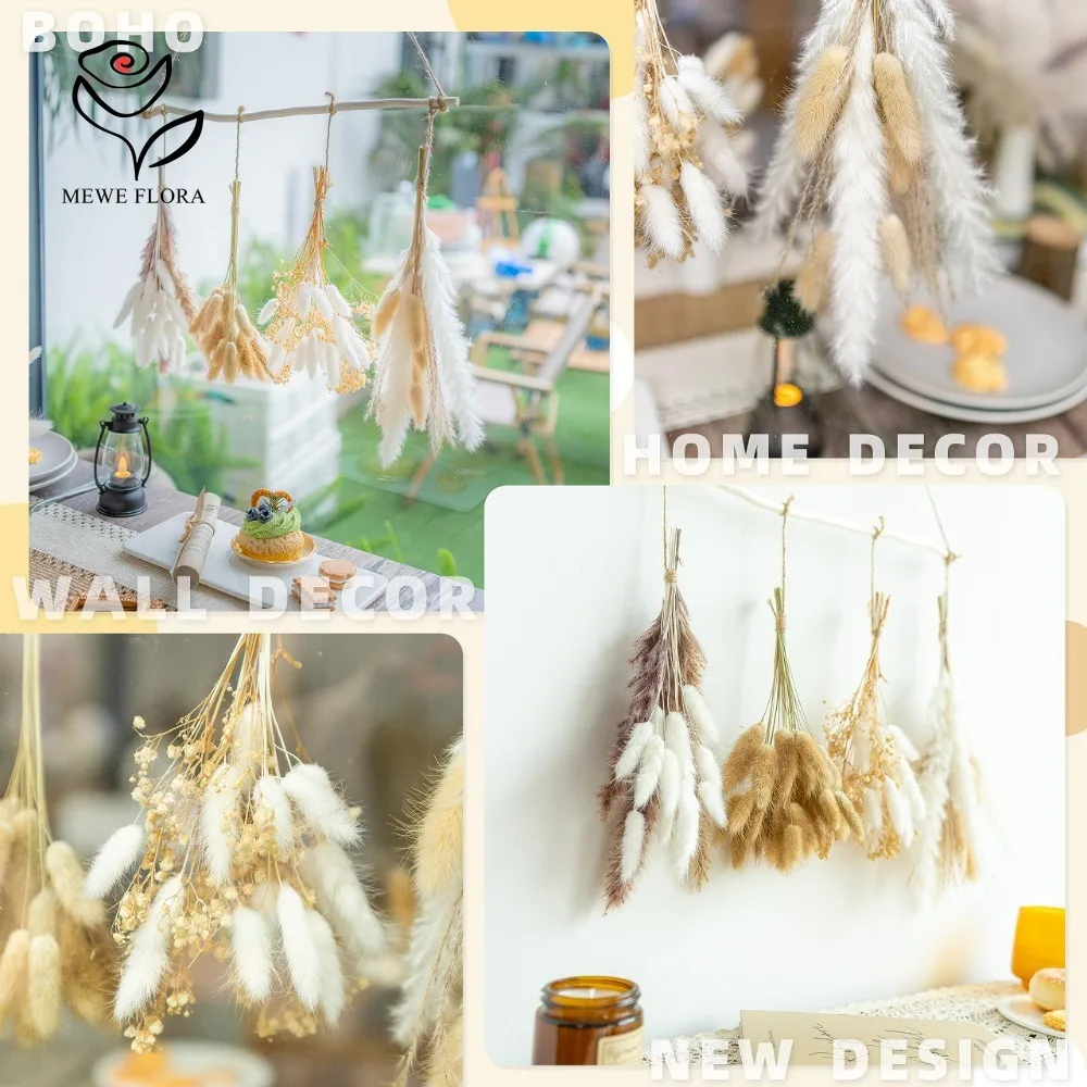 القصب الطبيعي Pampas العشب مزي - مراجعة Dried Pampas Bundle وسعره