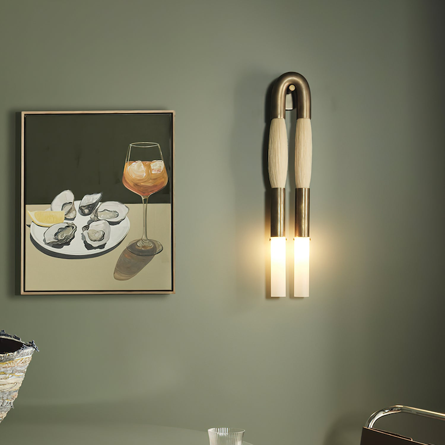خمر غرفة تصميم الجدار مصباح رو - مراجعة Interior Design Elements وسعره
