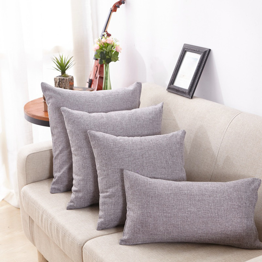 غطاء وسادة من الكتان 50x50 سم  - مراجعة Textured Throw Natural وسعره