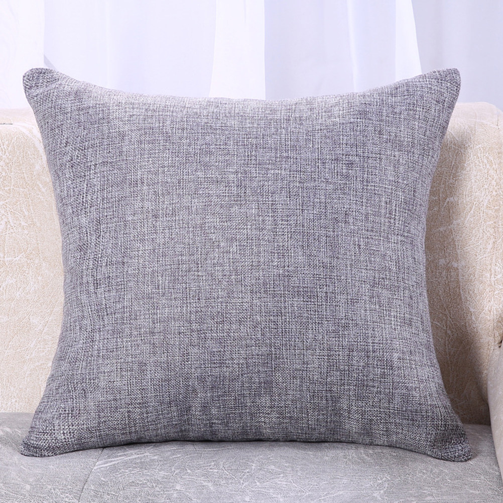 غطاء وسادة من الكتان 50x50 سم  - مراجعة Textured Throw Natural وسعره