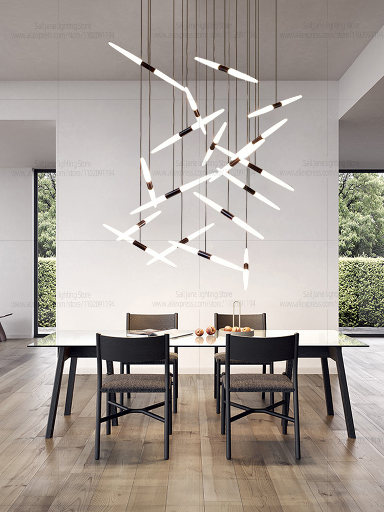 ثريا LED حديثة لغرفة الطعام ،  - مراجعة Interior Design Elements وسعره