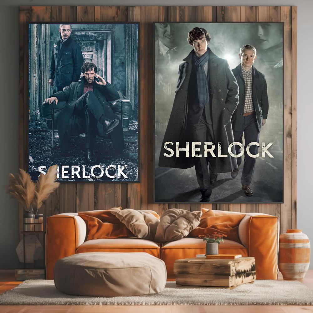 لوحة فنية بتصميم مسلسل Sherloc - مراجعة Interior Design Tv Room وسعره