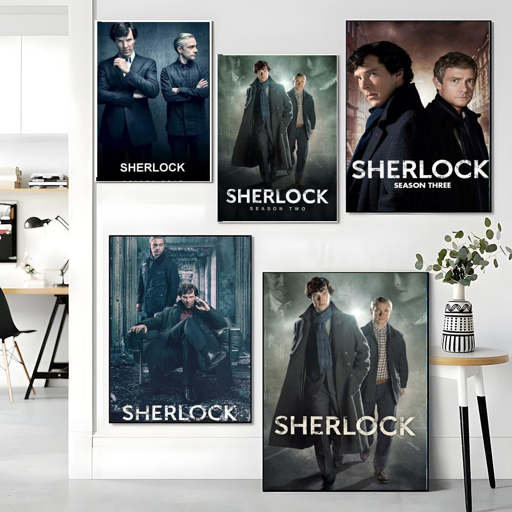 لوحة فنية بتصميم مسلسل Sherloc - مراجعة Interior Design Tv Room وسعره