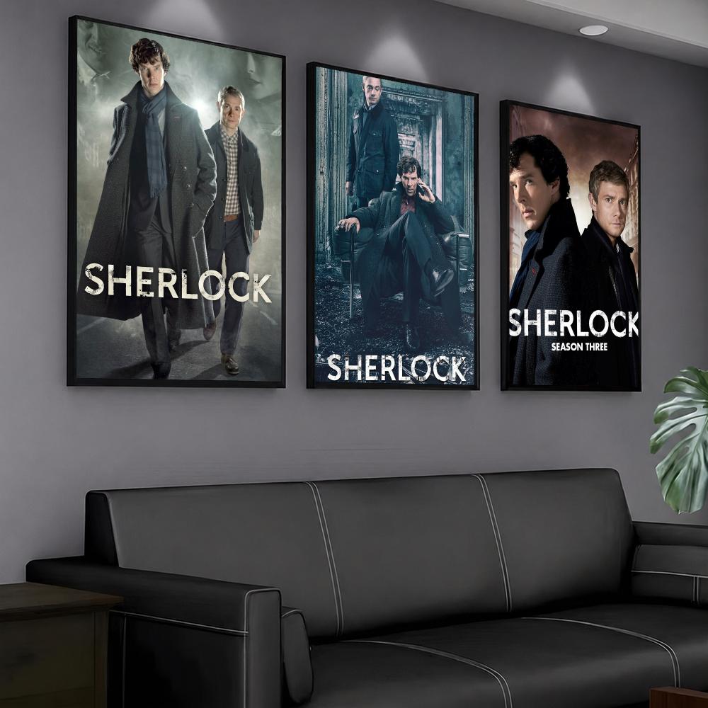 لوحة فنية بتصميم مسلسل Sherloc - مراجعة Interior Design Tv Room وسعره